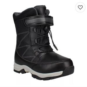 Black Winter Snow Boots